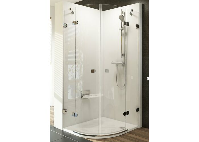 Душевой уголок Ravak Brilliant BSKK4-80 хром+транспарент
