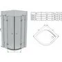 Душевой уголок Ravak Brilliant BSKK4-80 хром+транспарент