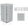 Душевой уголок Ravak Brilliant BSRV4-90 хром+транспарент