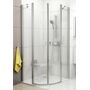 Душевой уголок Ravak Chrome CSKK4-80 белый+транспарент