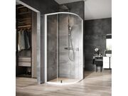 Душевой уголок полукруглый Ravak NSKK3-100, б..