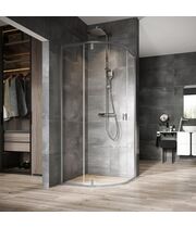 Душевой уголок полукруглый Ravak NSKK3-90, сатин + transparent, 3O677U00Z1