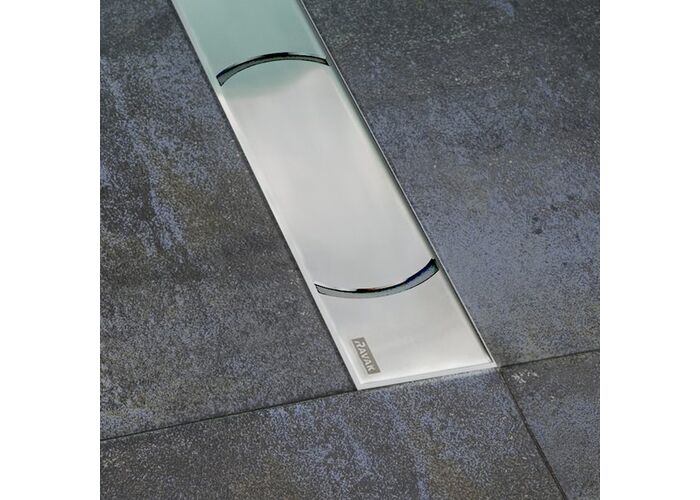 Душевой лоток Ravak OZ Chrome 1050, с решеткой, 110 см, X01429