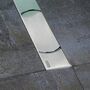 Душевой лоток Ravak OZ Chrome 1050, с решеткой, 110 см, X01429