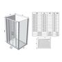 Душевая стенка Ravak 10PS-80 белый + транспарент