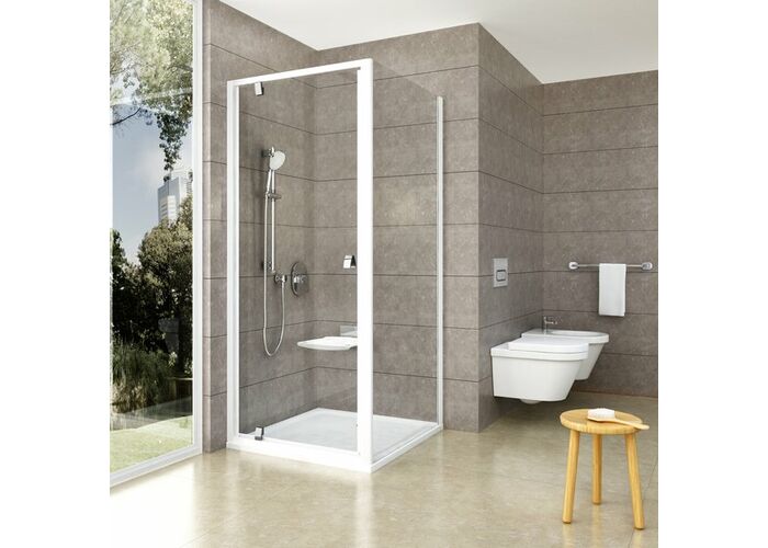 Душевая стенка Ravak Pivot PPS-100 белый+транспарент