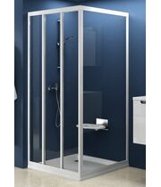 Душевая стенка Ravak Supernova APSS-75 белая+транспарент