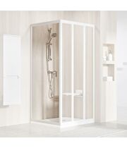 Душевая стенка Ravak Supernova APSS-80, 198 см, белый+грейп, 940401R2ZG