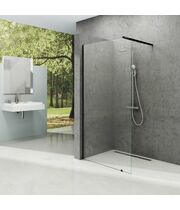 Стенка для душа Ravak ST Walk-In Wall 1100x2000 черный + транспарент, GW9WD0300Z1