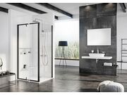 Стенка душевая Ravak PPS-100 черный + транспа..