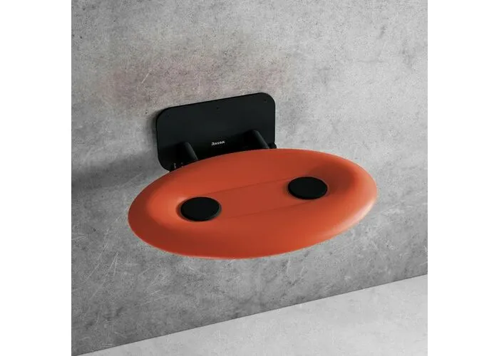 Сиденье для душа Ravak OVO-P II ORANGE/BLACK, B8F0000058