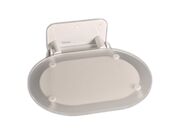 Сиденье для душа Ravak Ovo Chrome Clear/White..