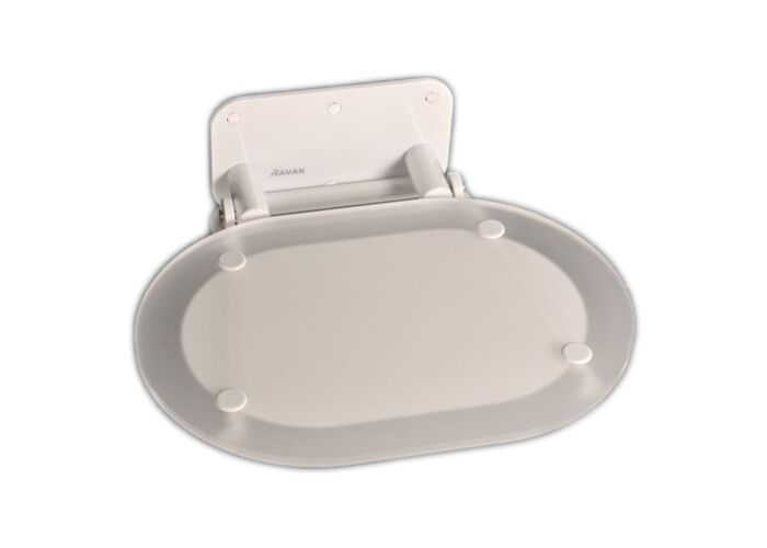 Сиденье для душа Ravak Ovo Chrome Clear/White, B8F0000028