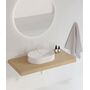 Умывальник накладной Ravak Ceramic 550 O Slim Shelf, с отв. под смес, XJX01155003