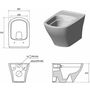Унитаз подвесной Ravak CLASSIC RimOFF, безободковый, X01671