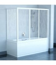 Боковая шторка для ванны Ravak APSV-80 сатин+рейн