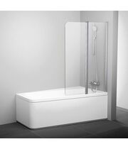 Шторка для ванны Ravak 10CVS2-100 L хром+транспарент