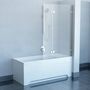 Шторка для ванны Ravak BVS2-100 L хром+транспарент, без фурнитуры