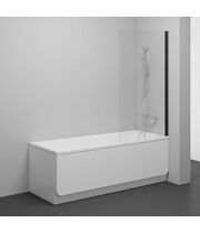 Шторка для ванны Ravak NVS1-80, черный + transparent, 7O840300Z1