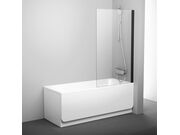 Шторка для ванны Ravak PVS1-80, черный + тран..