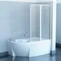 Шторка для ванны Ravak Rosa VSK2 150 R белый+транспарент