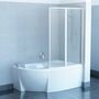 Шторка для ванны Ravak Rosa VSK2 170 R белый+рейн