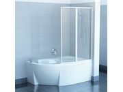 Шторка для ванны Ravak Rosa VSK2 170 R белый+..
