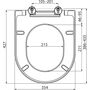 Сиденье для унитаза Ravak Uni Chrome 02A, белое, X01549