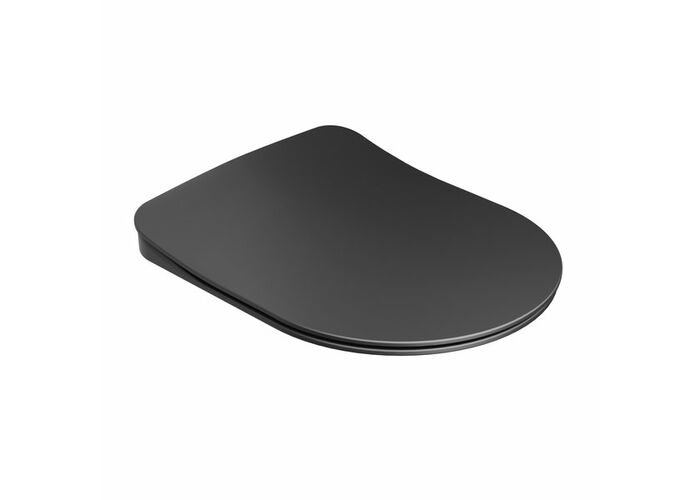 Сиденье для унитаза Ravak Uni Chrome Flat, черное, X01795