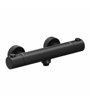 Смеситель настенный термостатический для душа Ravak PU 033.20/150, без гарнитуры, черный, X070188