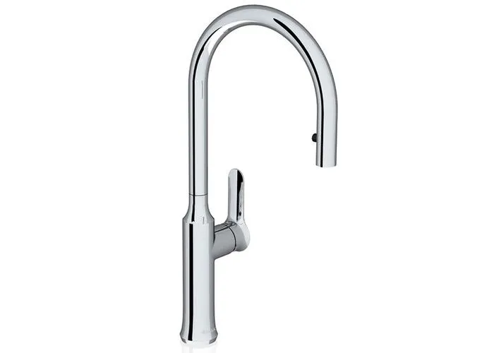 Смеситель для кухни Ravak KM 017,00 выдвижной излив