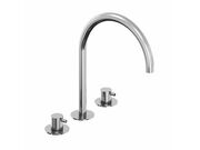 Смеситель для умывальника 3-хэлементный Ravak ES 018.00CR, 270 мм, хром, X070195