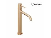 Смеситель для умывальника Ravak ES 014.61RGB Be Cool, без донного клапана, 250 мм, розовое золото, X070403