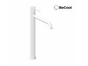 Смеситель для умывальника высокий Ravak ES 015.11WV Be Cool, без клапана, 340 мм, белый вельвет, X070405