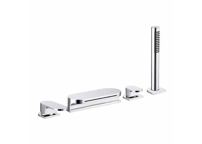 Врезной каскадный смеситель для ванны с душем Ravak Chrome CR 025,00