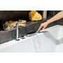 Врезной каскадный смеситель для ванны с душем Ravak Chrome CR 025,00