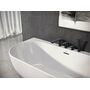 Смеситель врезной каскадный для ванн Ravak Flat 026.20, черный, X070176