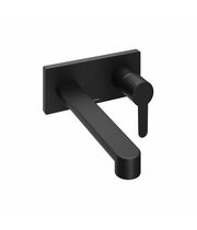 Смеситель для умывальника Ravak PU 019.20, настенный монтаж, черный, X070184