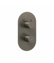 Смеситель скрытого монтажа Ravak ES 063.20GB.O2, 2 вывода, графит, X070323