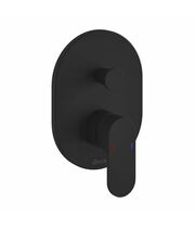 Смеситель встроенный с переключателем Ravak Chrome CR 065.20, черный, X070433