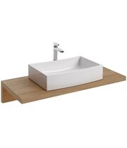 Столешница под раковину Ravak L 800 80x55x5, темный орех, X000000836