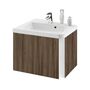 Шкафчик под угловой умывальник Ravak SD 550 10° 55x49x50 L, орех