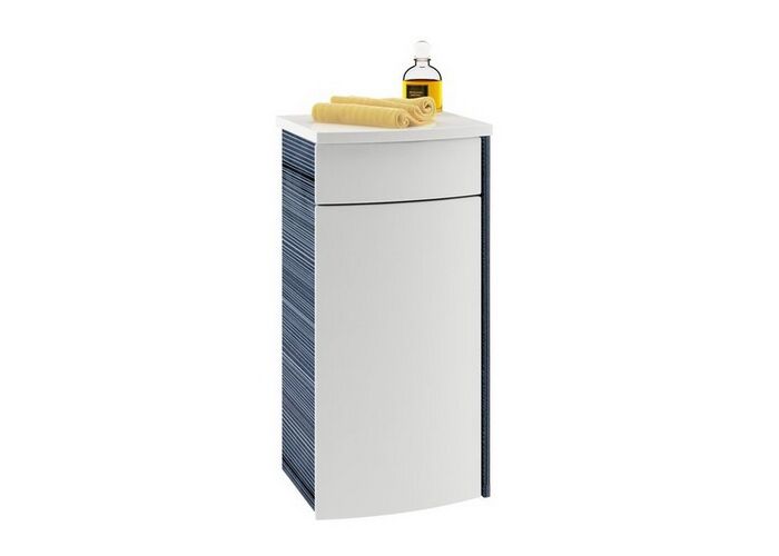 Тумба напольная Ravak PS Uni 42x37x85 L, оникс/белый