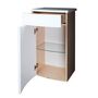 Тумба напольная Ravak PS Uni 42x37x85 L, оникс/белый