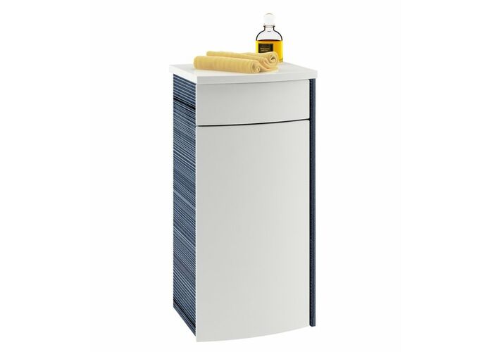 Тумба напольная Ravak PS Uni 42x37x85 R, оникс/белый