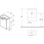 Тумба под умывальник Ravak Chrome 40x22x50, белый/белый