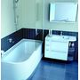 Тумба под умывальник Ravak Praktik S SDZU 96x50x68 R, оникс/белый