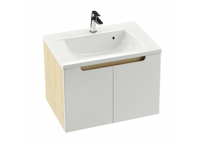 Тумба под умывальник Ravak SDD Classic 80x49x47,  латте/белый