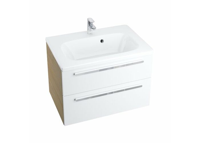 Тумба под умывальник Ravak SD 600 CHROME II, 60х49х50, каппучино/белая