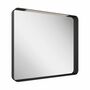 Зеркало Ravak Strip I 900x700, с подсветкой, черный, X000001572